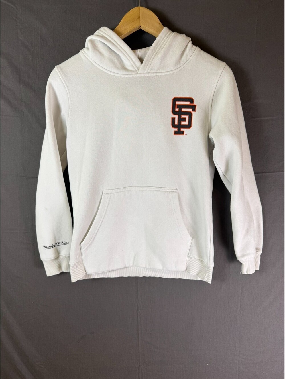 Mitchell Ness San Francisco Giants Hoodie Sweatshirt Youth Medium 10 12 Outerstu